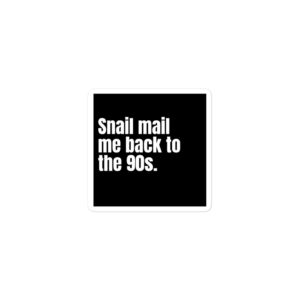 Snail Mail Me sticker