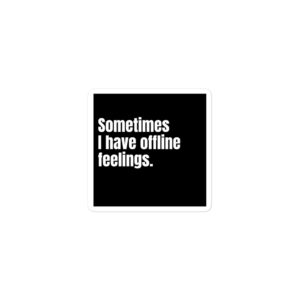 Offline Feelings sticker